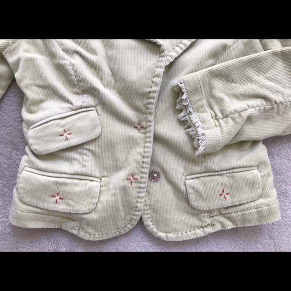 ANTHROPOLOGIE Cordoroy Blazer, Mint - Picture 2 of 8